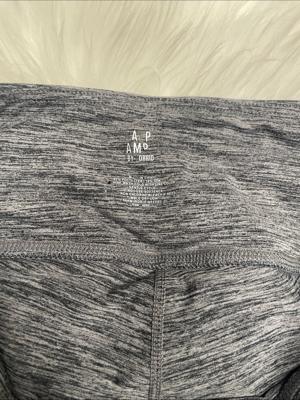 torrid Heathered Charcoal Bike Shorts L49 - Picture 5 of 11